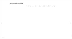 Desktop Screenshot of michelvaerewijck.com