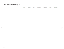 Tablet Screenshot of michelvaerewijck.com